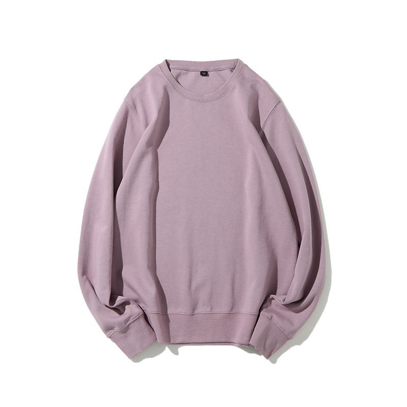 FC006 Autumn and winter round neck solid color sweatshirt men's long sleeve casual fashion clothes