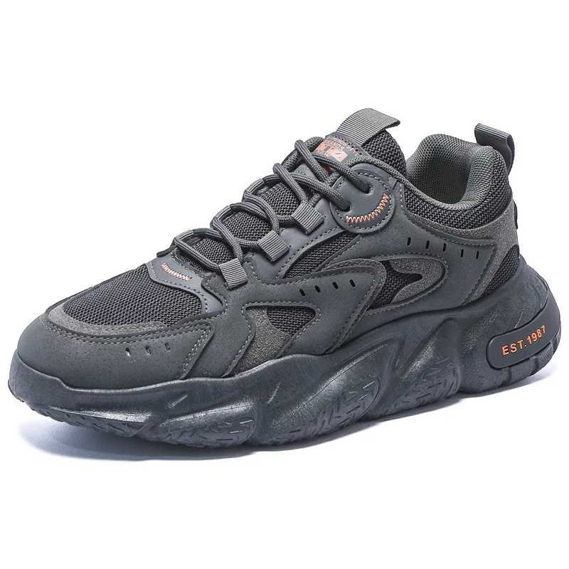Spring Mens New Breathable Mesh Shoes Mens Fashion Casual Sports Shoes Running Dad Fashion ShoesXJ250324