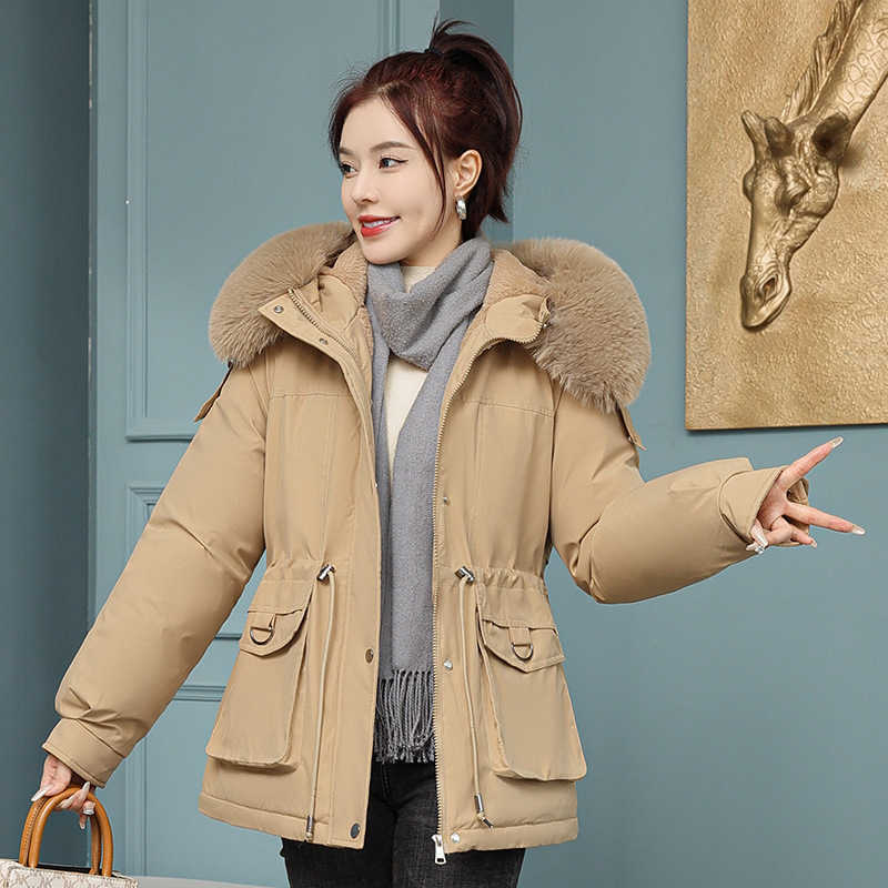 Mid to Long Length Womens Short Winter Version of Anti Season Parka Clothing with Slimming Temperament and Thick Cotton Padded Jacket Women Jackets Co