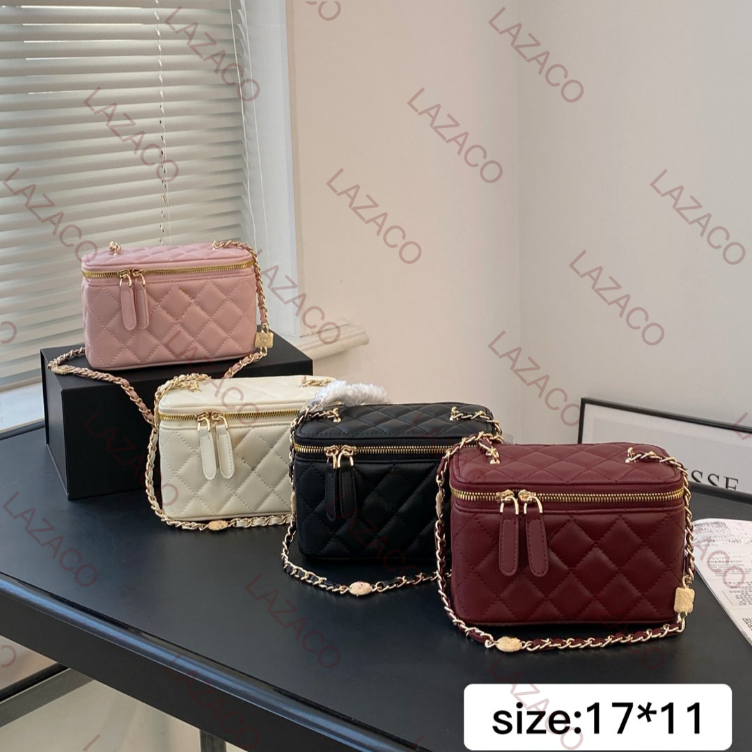 Designer Makeup bag Cases Micro Vanity Bag Mini Cosmetic Bag Crossbody Shoulder Tiny Cosmetic Nano Make Up Bags Coin Purse Wallet width 11 cm