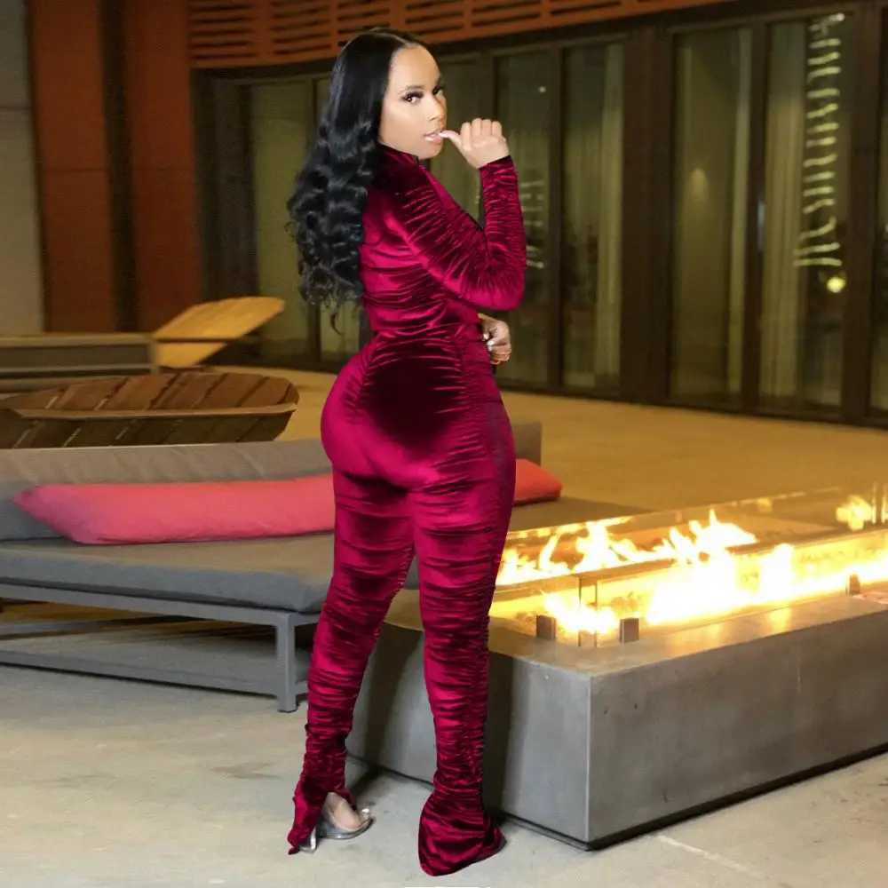 Women's Two Piece Pants two piece women sets tracksuit two piece set sweatsuits for women club outfits for female clothing stacked sweatpants out