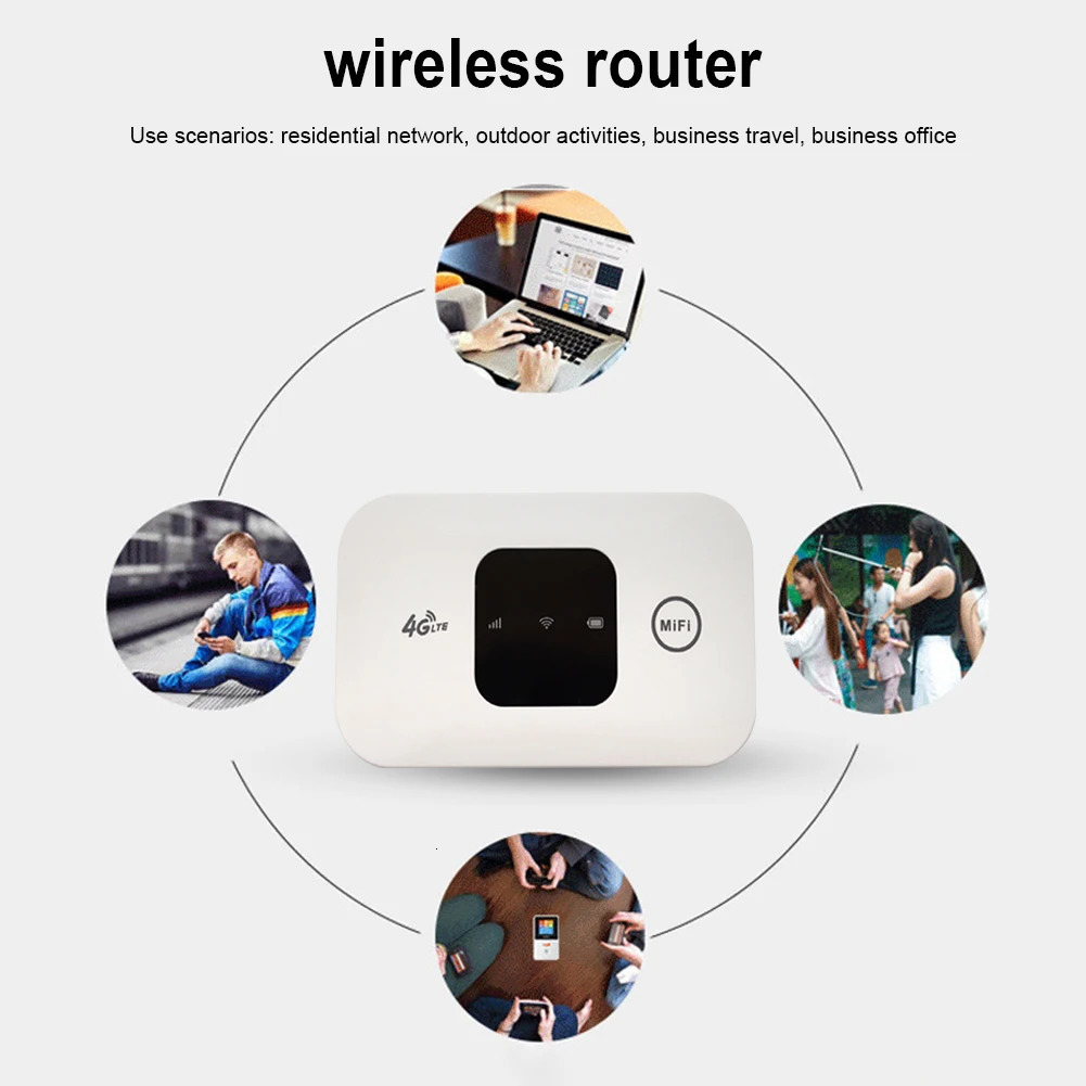 H5577 4G Wireless Pocket WiFi Router Portable Mobile spot 150Mbps with SIM Card Slot 4G Wireless High-Speed Router 250121