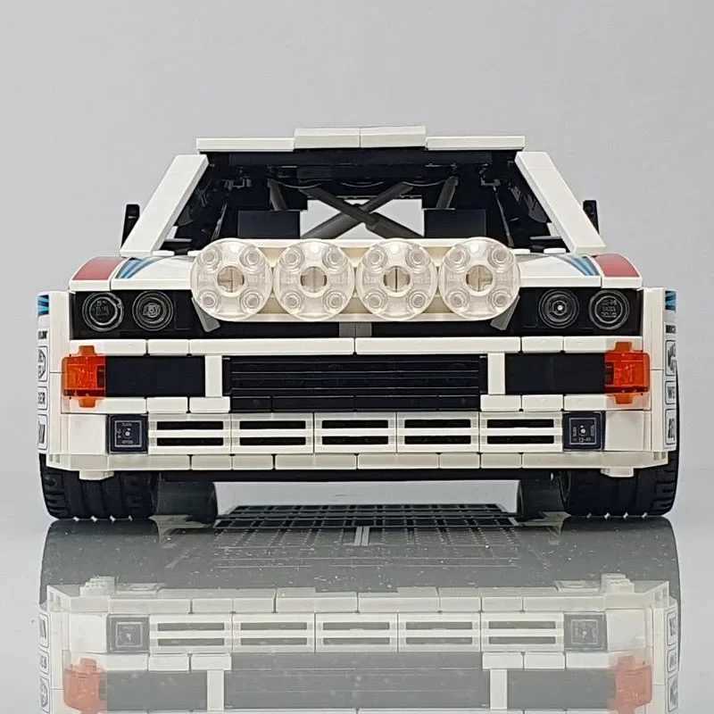 New MOC-141377 Delta Integrale Rallye Monte Carlo Version Racing Car Model Technical Building Block Toys for Boys Birthday Gifts Z250122