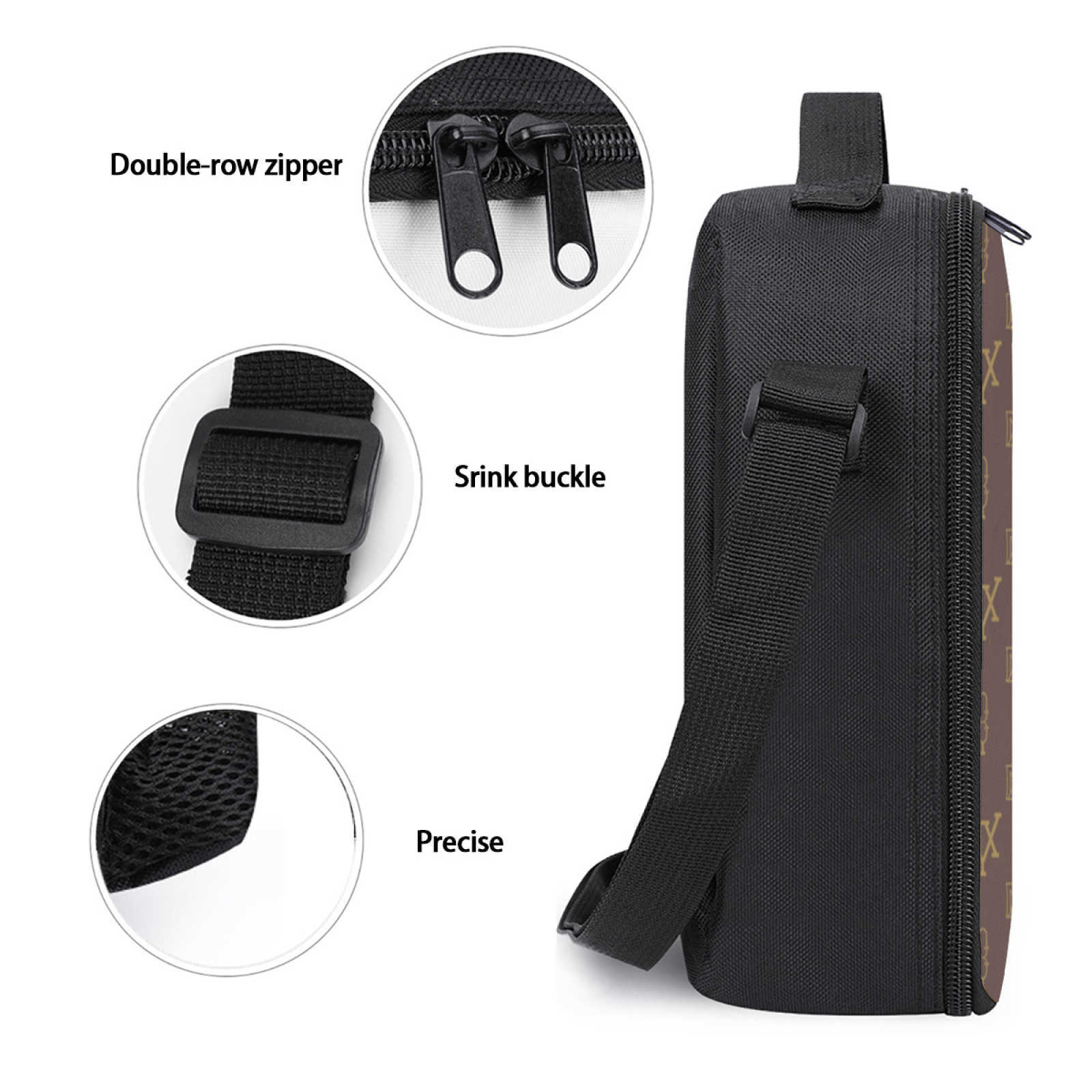 NXY Designer Square Portable Thermal Insulation Meal Bag Shoulder Bag Ladies High Quality Handbag Crossbody Bag