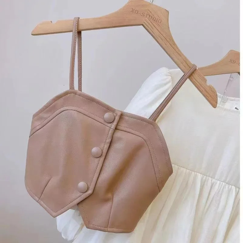 Spring Autumn Baby Suits Girl Vest Long Sleeve Dresses 2piece Kids Cute Princess Dress Children Chiffon Vestido 2 to10T 250120