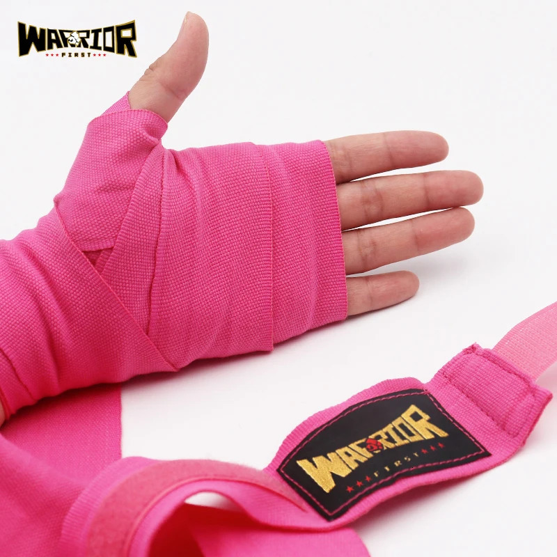 1 Pair 3M/5M Poly Cotton Boxing Handwraps Bandage Training Gloves Kickboxing Muay Thai MMA Hand Wraps Protector Tapes 250114