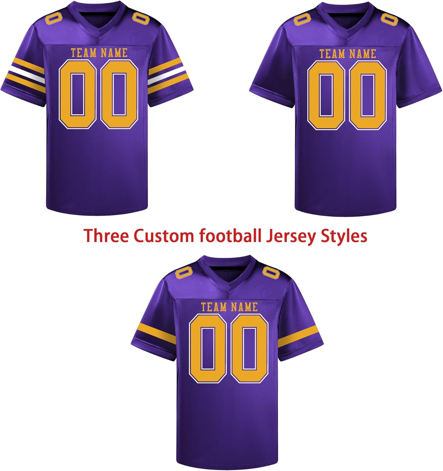 Custom Personalized ed/Printed Team Name Number Customized Football Jersey for Men Women Youth shipping