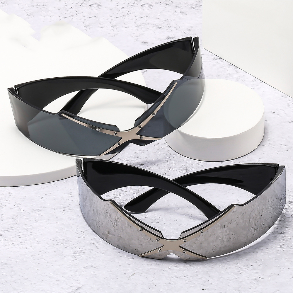 Frameless K Personalized Sunglasses for Men and Women Cyberpunk Sunglasses Premium
