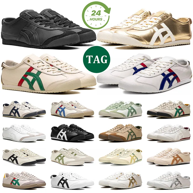 Free Shipping Men Women Running Tiger Mexico 66 Tokuten Sier Triple Black White Pure Gold Kill Bill Designer Shoes Sports Trainers Sneakers