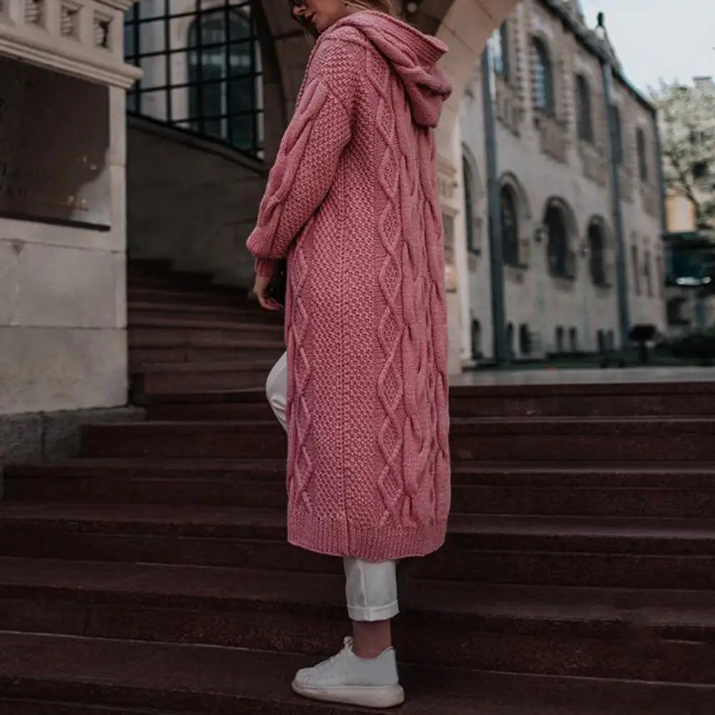 Outwear Chic Rhombus n Lady Cardigan Knitwear Front Open for Office 250109Z