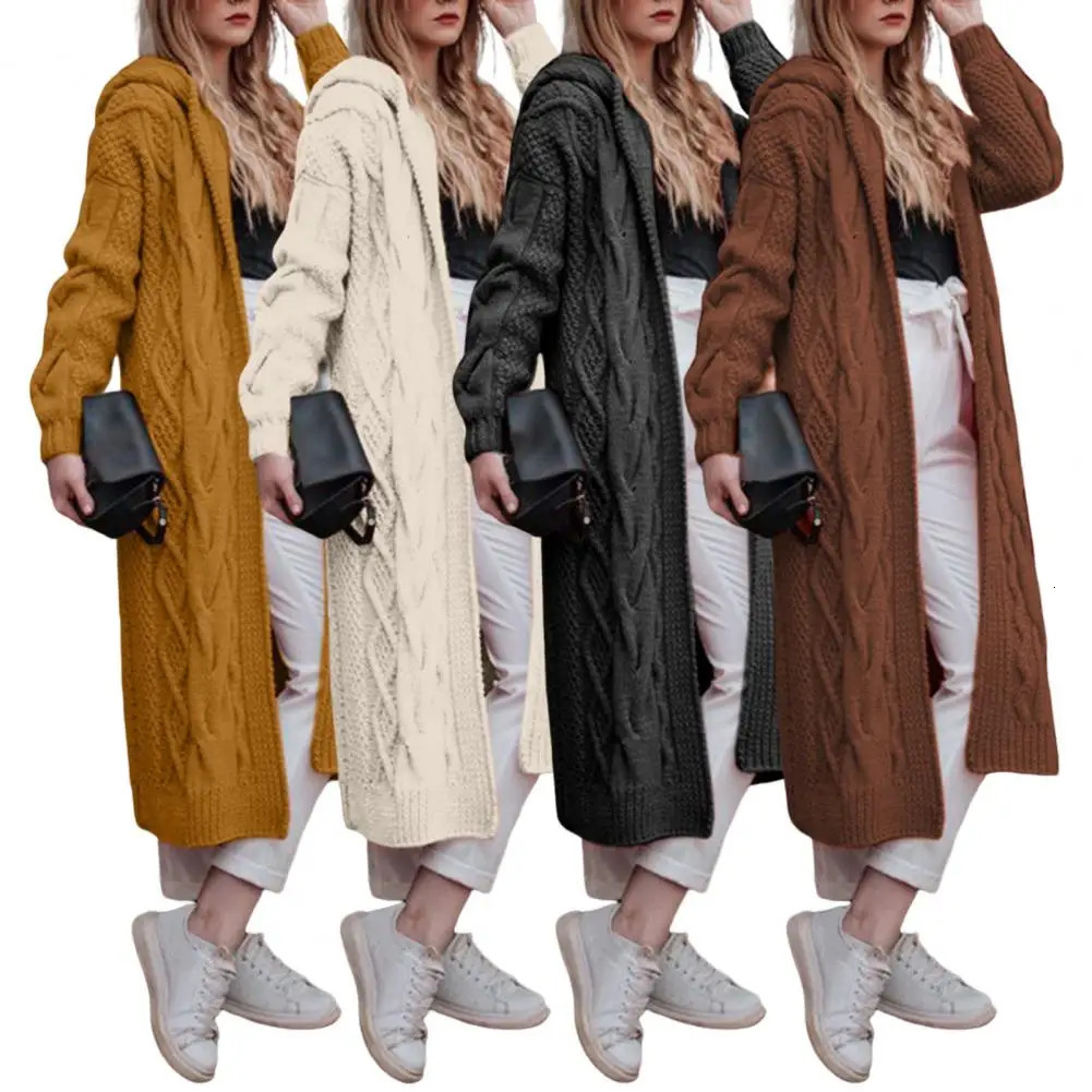 Outwear Chic Rhombus n Lady Cardigan Knitwear Front Open for Office 250109Z