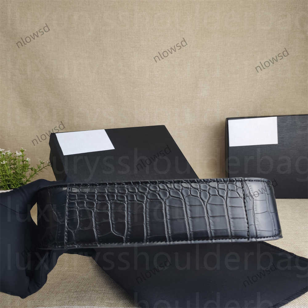 10A Hobo Crocodile Leather Handbags High Quality Underarm Bag Shoulder Fashion Purses Designer Woman Handbag Dhgate Bags Wallet sac e