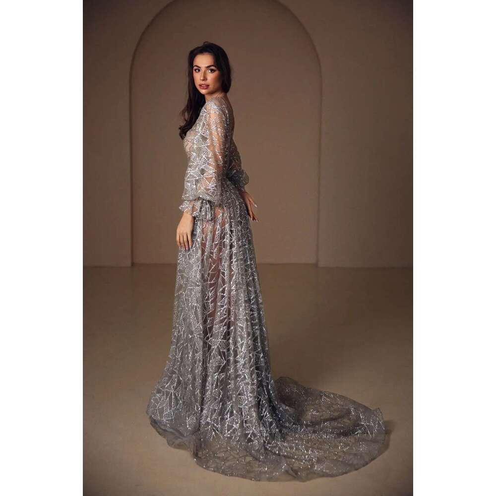 Sleeveless Evening Dresses With A-Neck, O-Neck, Laces, Long Sleeves, Prom Dress, Party Dress