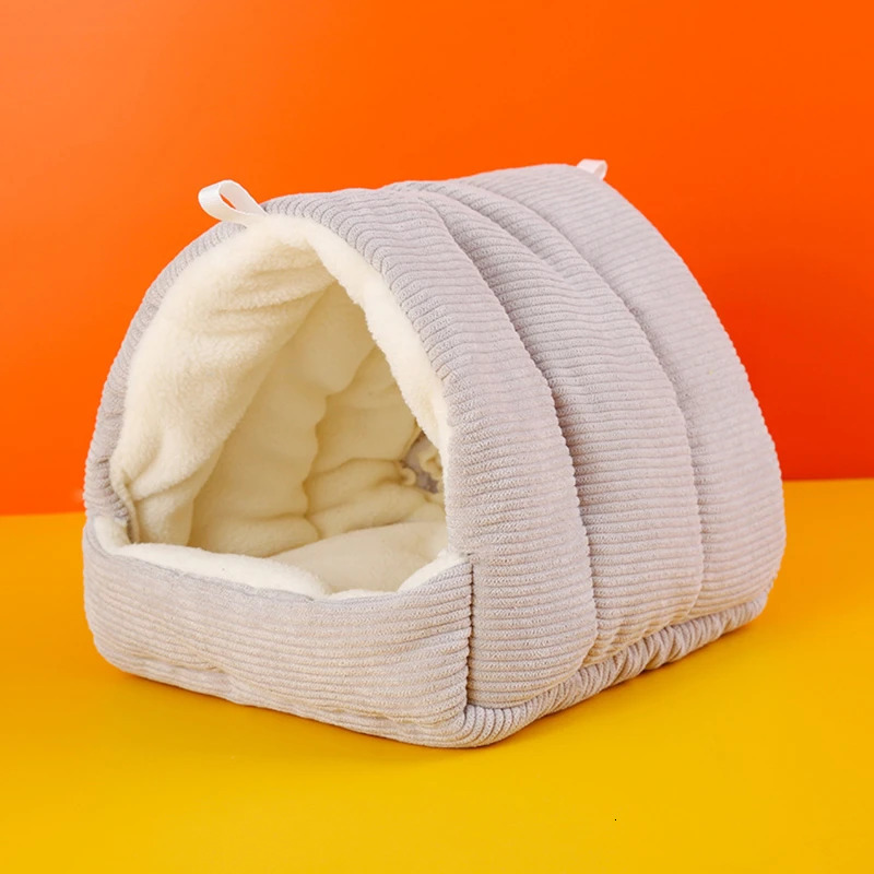 Parrot Nest Warm Bird Nest Winter House Shed Hut Hanging Hammock Cage Accessories Plush Hideaway Hamster Small Pet Parrot Nest 250207