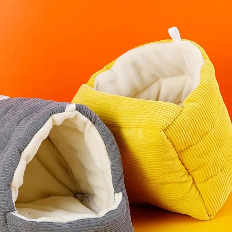 Parrot Nest Warm Bird Nest Winter House Shed Hut Hanging Hammock Cage Accessories Plush Hideaway Hamster Small Pet Parrot Nest 250207