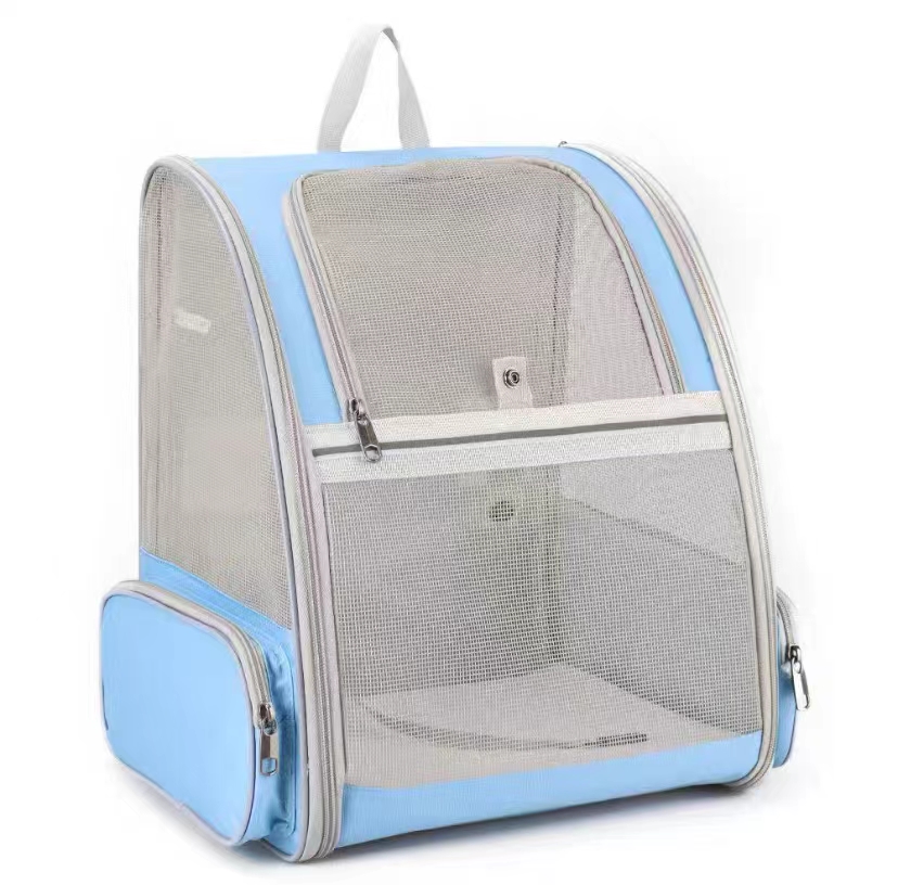 Texsens Pet Backpack Carrier for Small Cats Dogs | Ventilated Design, Safety Straps, Buckle Support, Collapsible | Designed for Travel, Hiking Outdoor