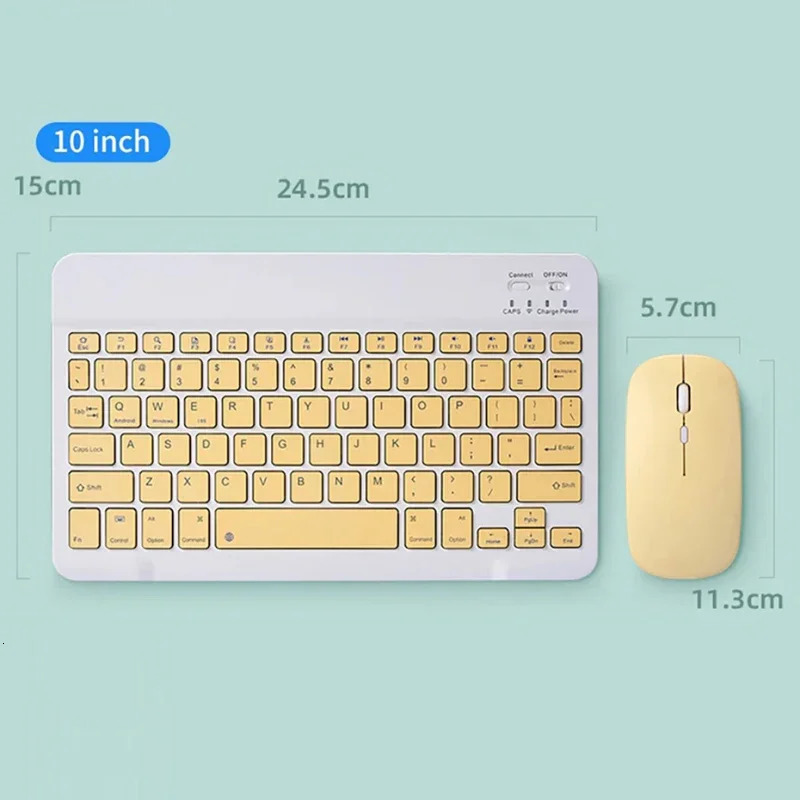 Spanish Wireless Keyboard for iPad 2024 Air Pro 11 109 Keypad Magnetic 10 inch Universal Bluetooth Keyboards Rechargeable 250108