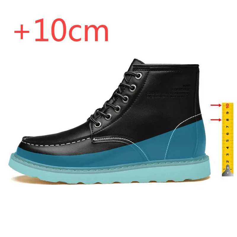 Mens Boots Elevator Shoes Hidden High Heels High Soft Leather High Heels Mens Boots with Additional Lining 10CM 8CM 6CM High Boots M250121