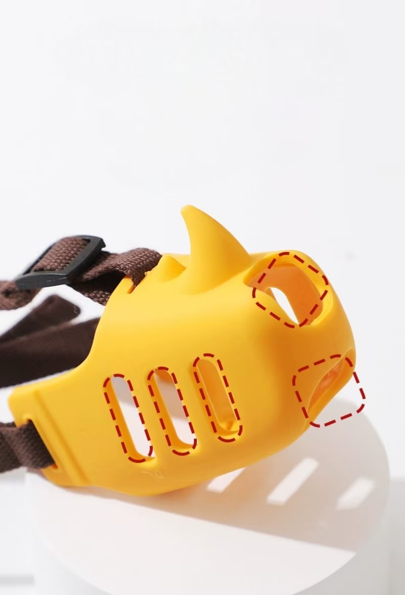 Dog muzzle, basket muzzle for biting, chewing and removal, humane cage muzzle, ideal for grooming and training large aggressive response dogs