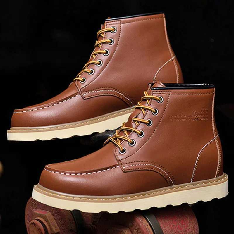 Mens Boots Elevator Shoes Hidden High Heels High Soft Leather High Heels Mens Boots with Additional Lining 10CM 8CM 6CM High Boots M250121