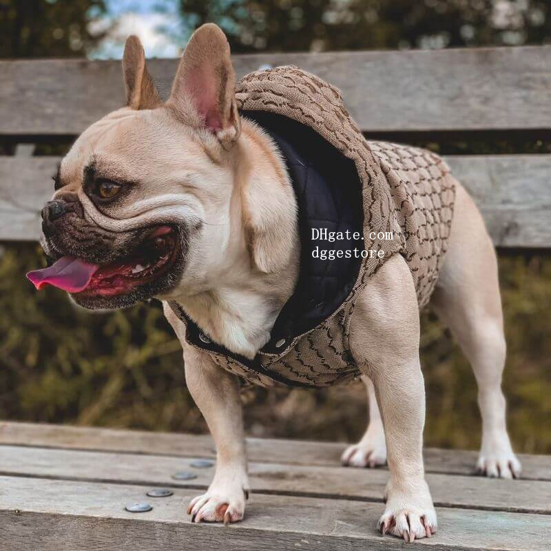 free shipping Designer Clothes Apparel Pets Winter Coat Puppy Hoodie Warm Padded Pet Snow Vest Dog Outdoor Lightweight Small Dogs et Pink XS A414