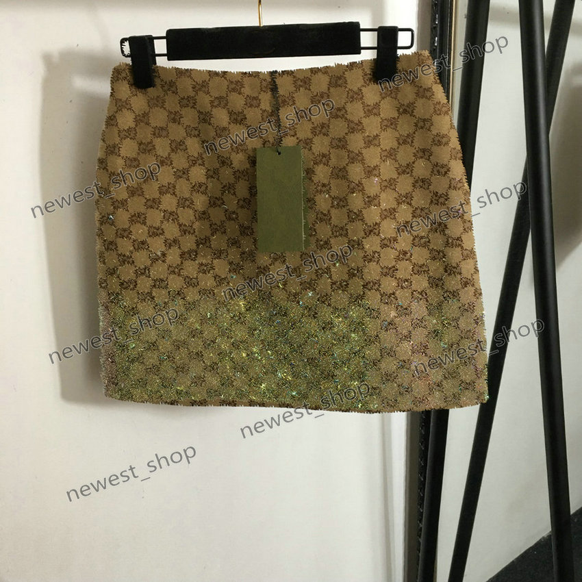 25ss Summer Womens Skirts designer women Color hot stamping Letter Jacquard High Waist Short Half Skirt lady luxury Short Dress Sexy Ladies Dresses