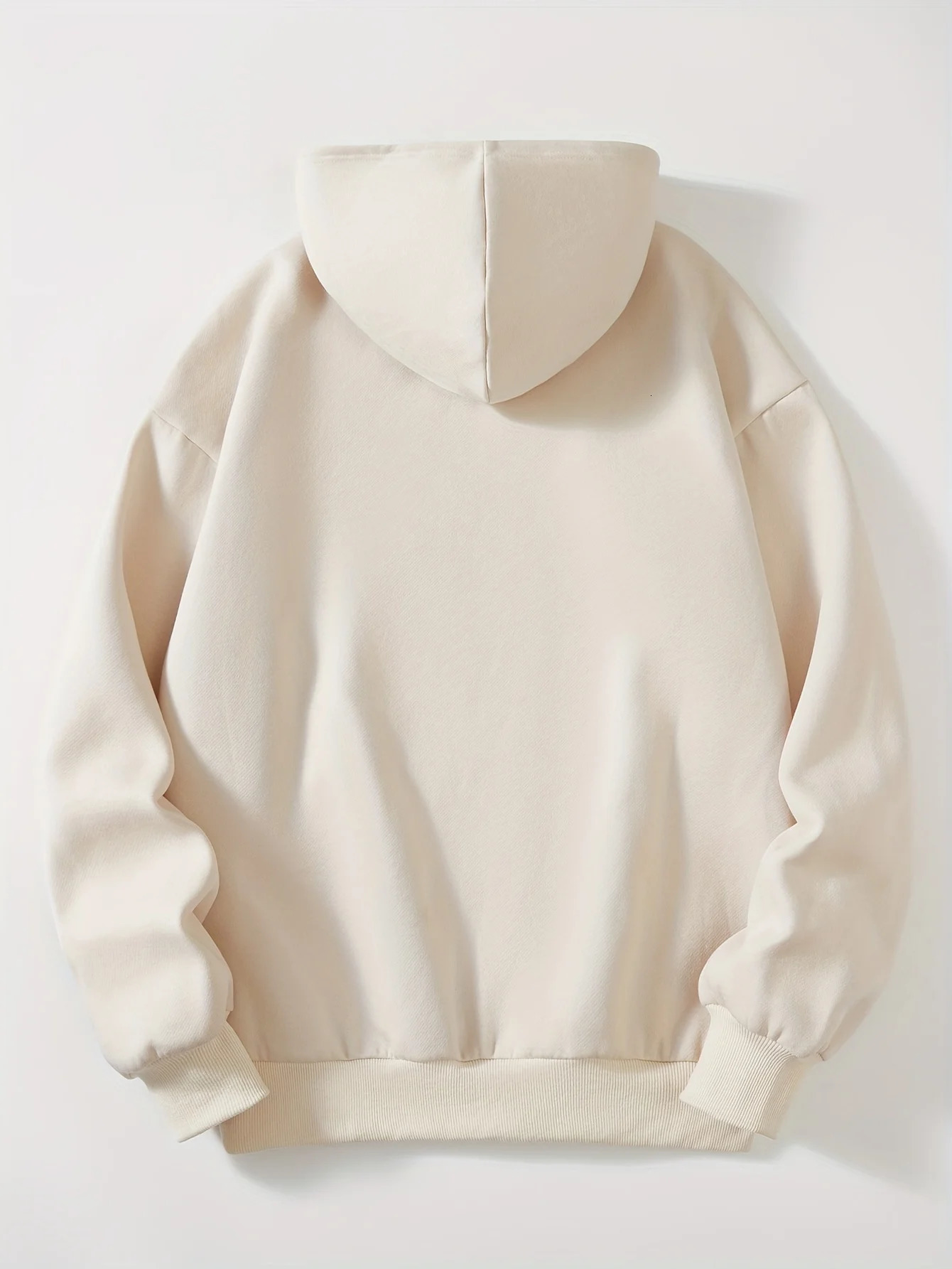 Womens Chic Letter Print Hoodie Relaxed Fit Adjustable Drawstring Soft Comfort Trendy Casual Streetwear for Everyday Style 250121
