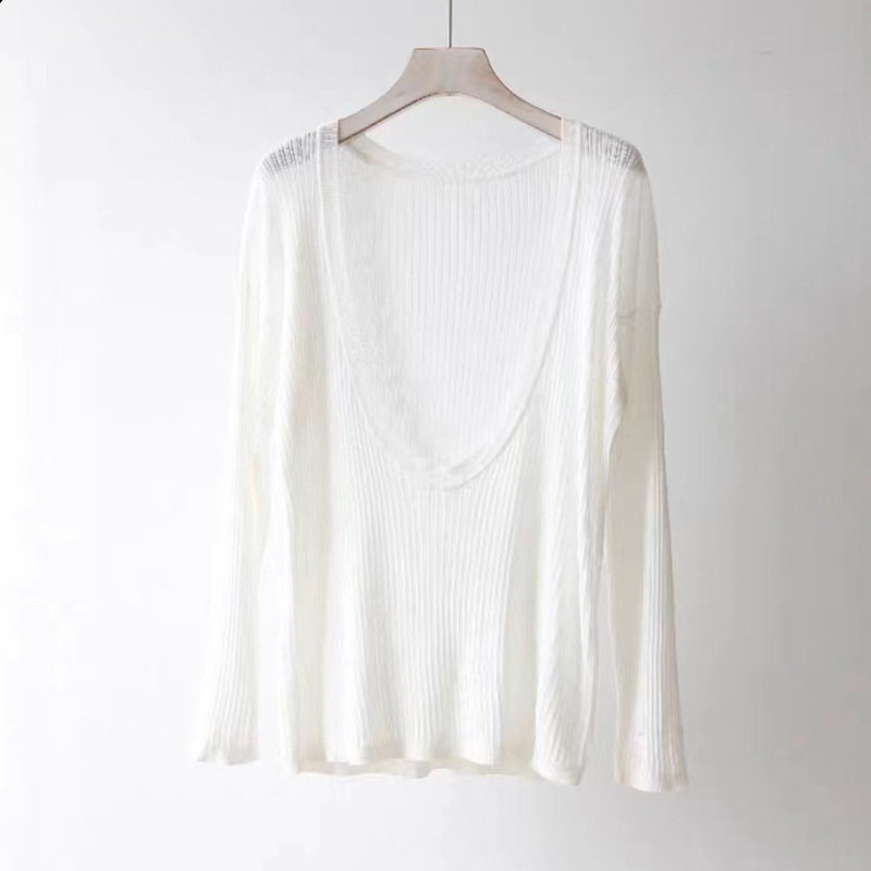 CCBB2 Wool Blend Knit Sweater - Autumn & Winter Long Sleeve Side Pleat Half Turtleneck Pullover