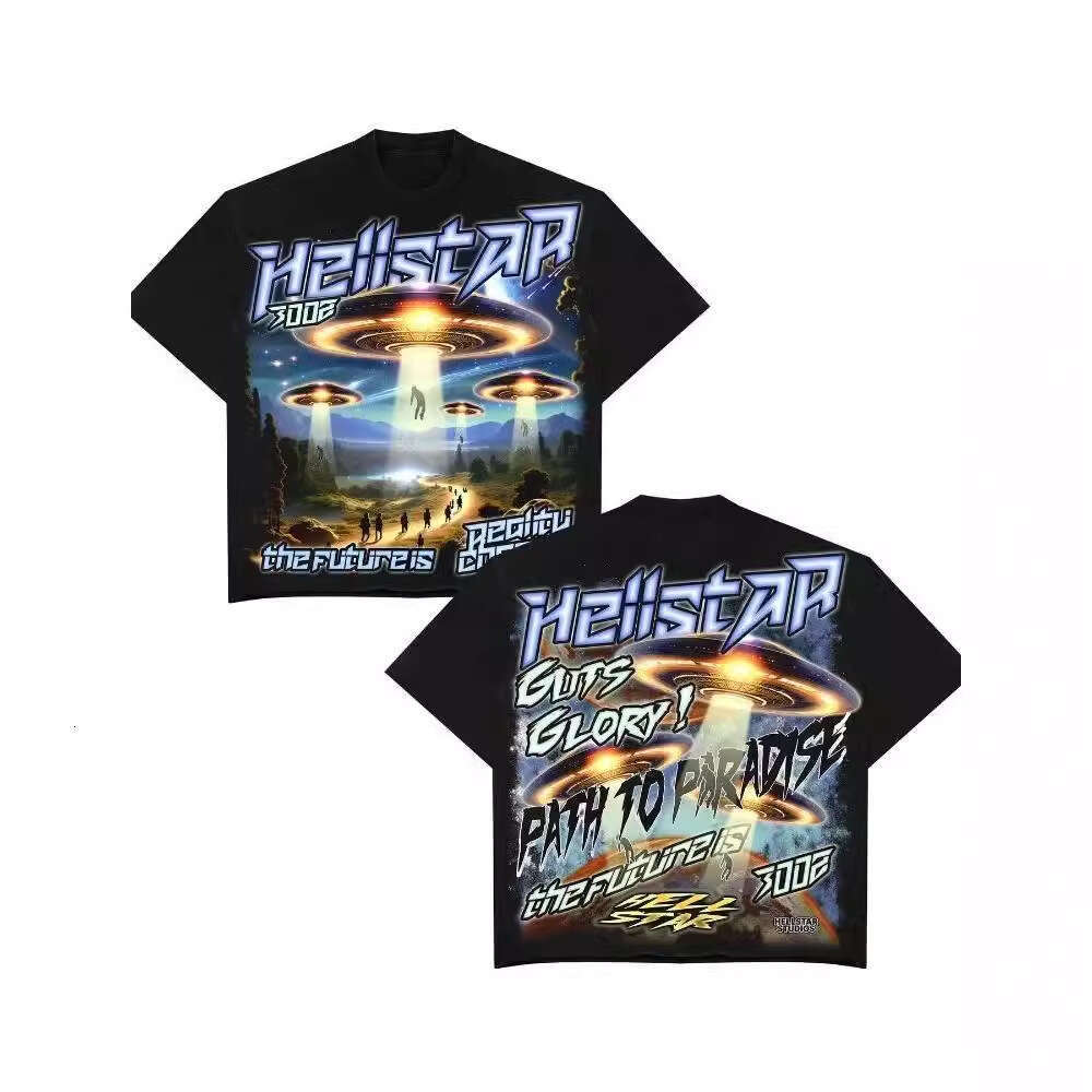 Y2k pattern style Harajuku Gothic hip-hop anime print oversized T-shirt for men and women loose fitting casual short sleeved