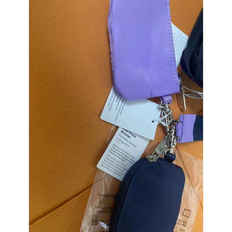 10 Colours Yohain Bag Dual Pouch Mini Zip Around Wristlet Portable Keychain Wallet Coin Purse Pocket Wholesale 1212 Dhl