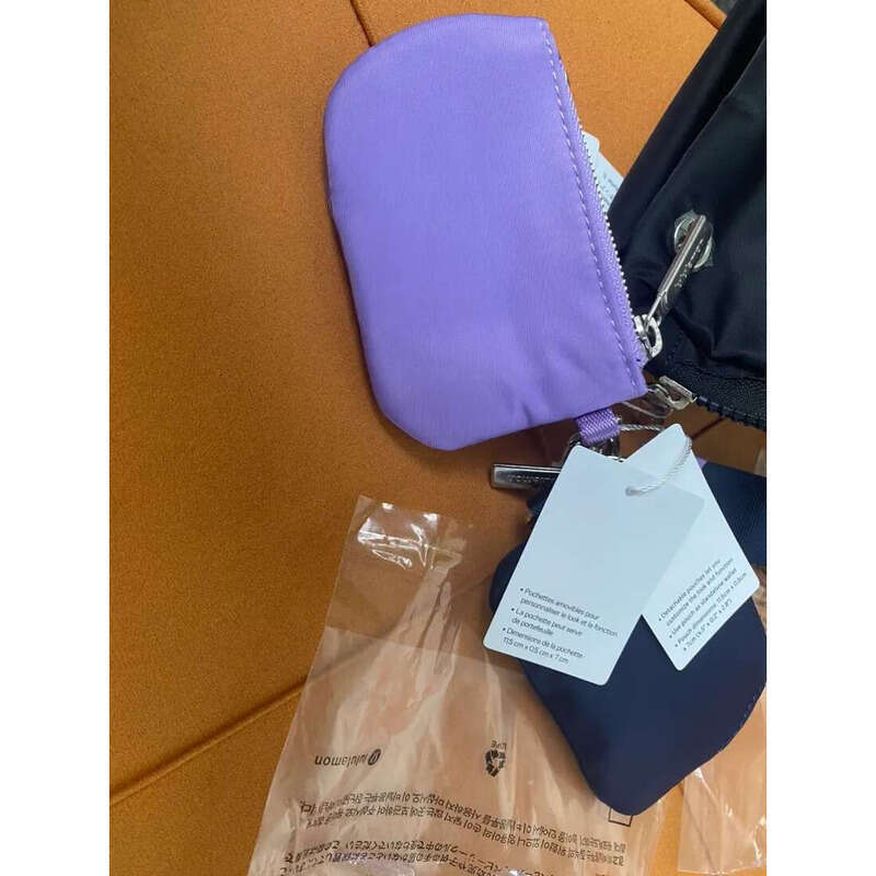 10 Colours Yohain Bag Dual Pouch Mini Zip Around Wristlet Portable Keychain Wallet Coin Purse Pocket Wholesale 1212 Dhl