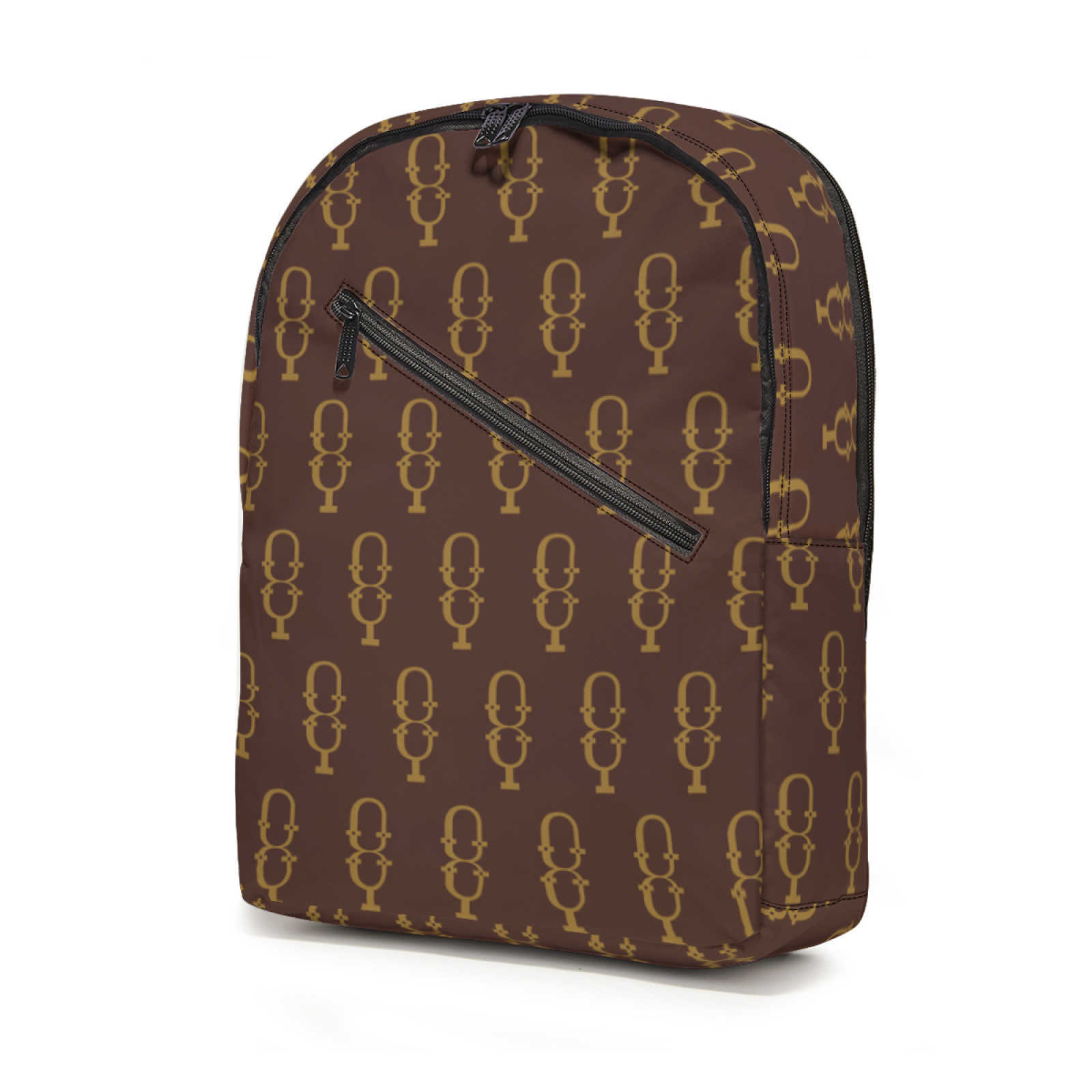 NXY Luxury Backpack Bag Women Half Full Print Schoolbag For Men Casual Daypack Brown Vintage Backpack School Bags Large bookbag Hip