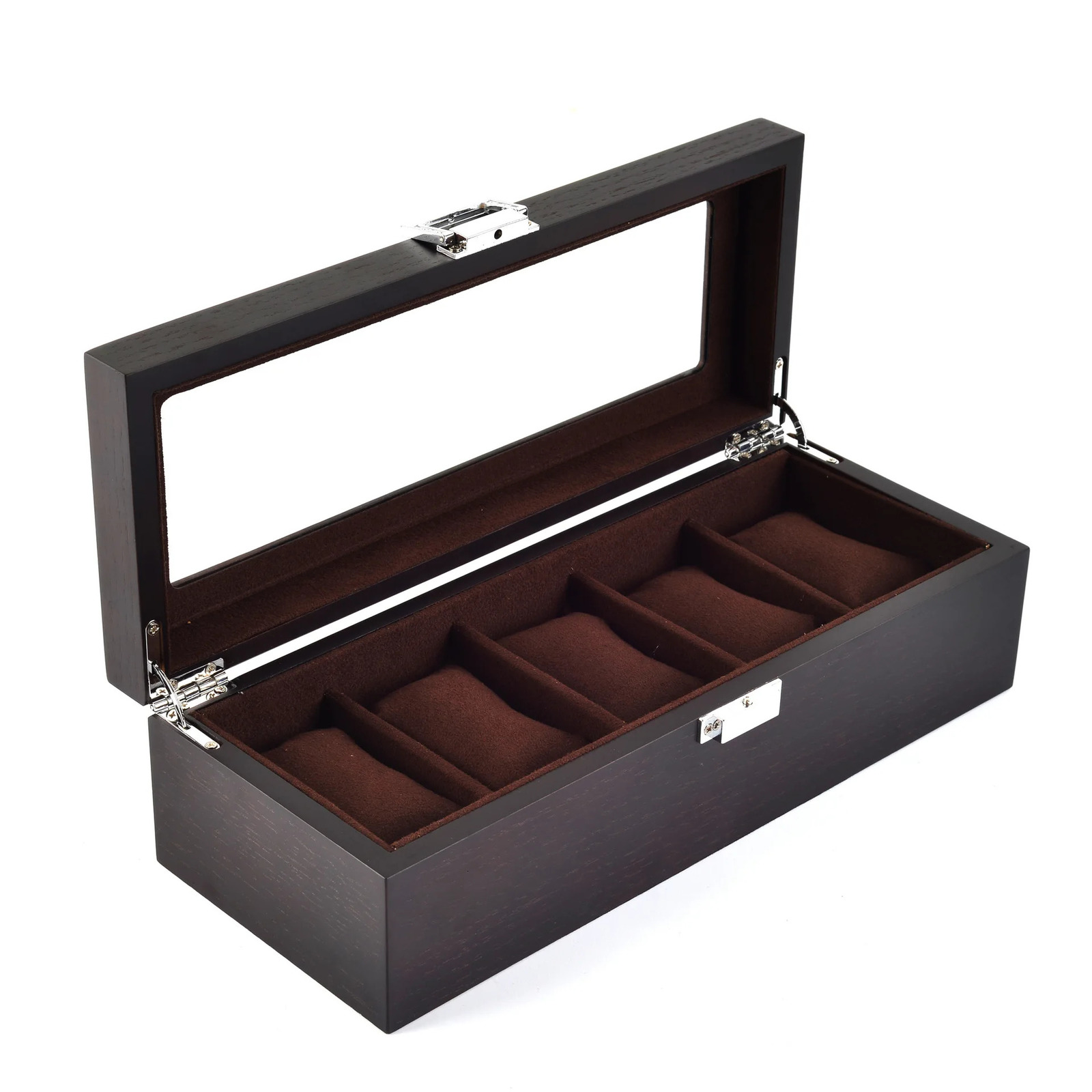 VANSIHO Wooden 6/10/12 Slots Watch Display Tray Packaging Gift Case Table Position Wood Material Watch Storage Box 250121