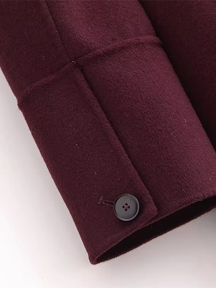 Elegant Lace Up Womens Coat Turtleneck Long Sleeve Solid Female Jacket 2024 Fashion Spring Autumn Office Lady Outwear 250113Z