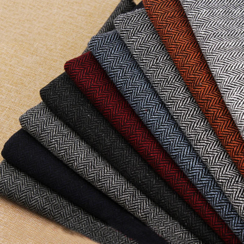 Gray Wool Tweed Winter Suit for Men Herringbone Slim Fit Formal Groom Tuxedo 3 Piece Wedding Male Suits JacketVestPants 250107Z