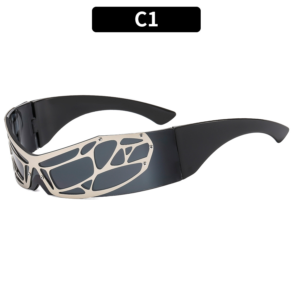 2025 Surrounding technology sunglasses, metal mesh sunglasses, sunglasses