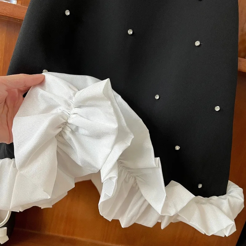 Girls Princess Dress Summer Fashion Sling Dress Birthday Party Kids Dress Flower Girl Dresses Toddler Girl Dresses 2-9Yrs 250120