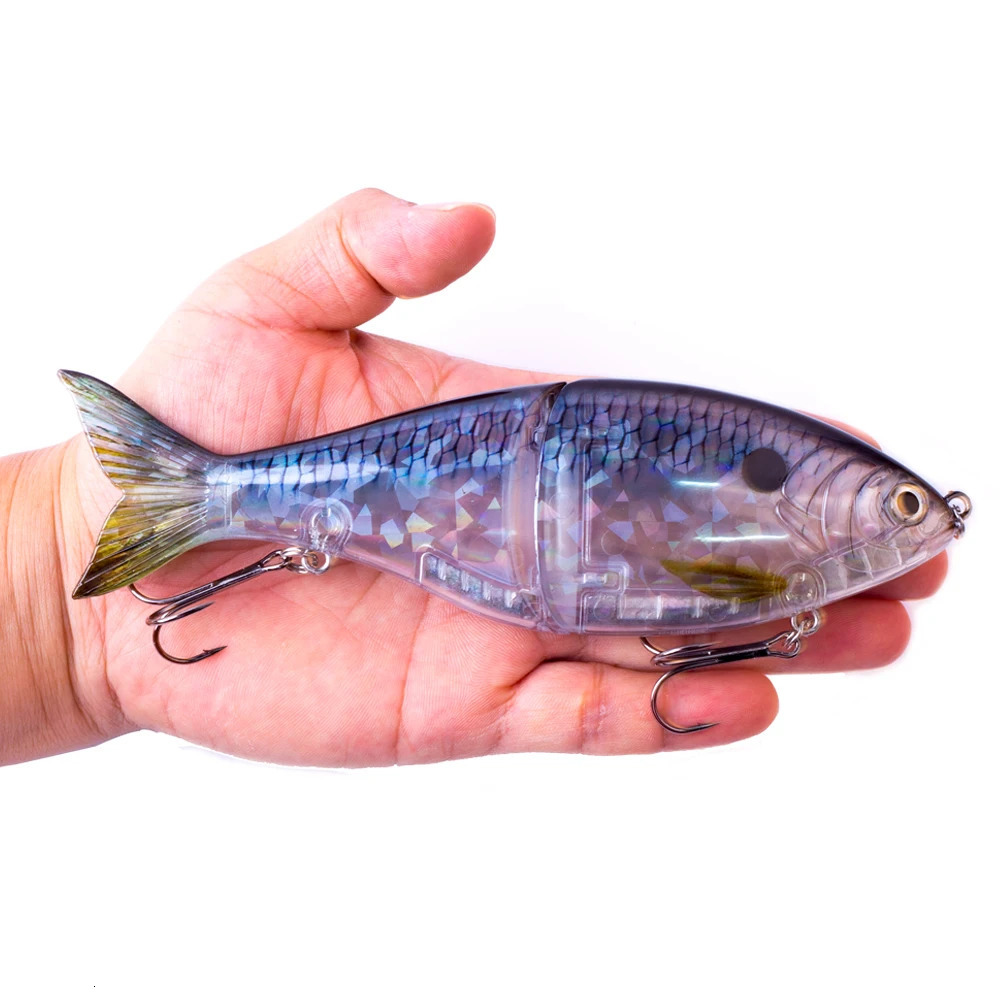 Chans Huang 17.8CM 82G/7 inches 2.89OZ slider connected swimming pool large fishing bait 3D eye swimming pool sinking saltwater gliding bait 250109
