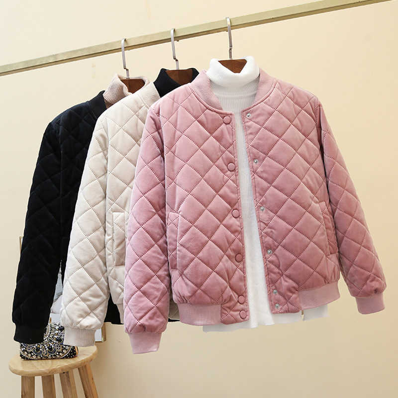 Winter New Korean Womens Short Edition Cotton Jacket with Thickened Baseball Coat and Cotton Jacket Women Jackets Coat Woman Fur 241209