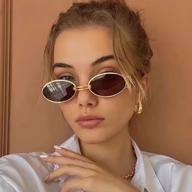 1PC Unisex Plastic Fashion Oval Frame Sunglasses for Street Pography and Beach Travel Party Driving Accessories 250110