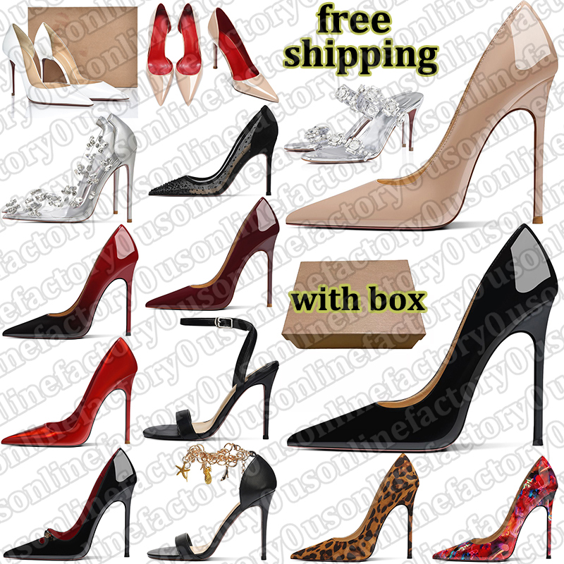 free shipping with box women classic stiletto heel for every occasion designer dress shoes party wedding luxury heels womens stylish pumps shoes