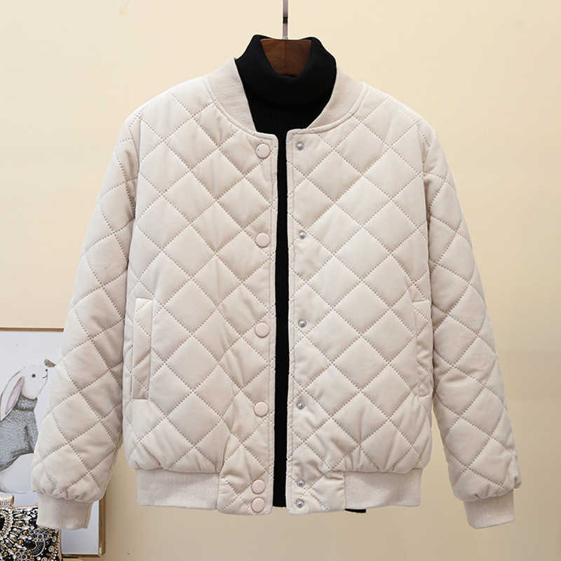 Winter New Korean Womens Short Edition Cotton Jacket with Thickened Baseball Coat and Cotton Jacket Women Jackets Coat Woman Fur 241209