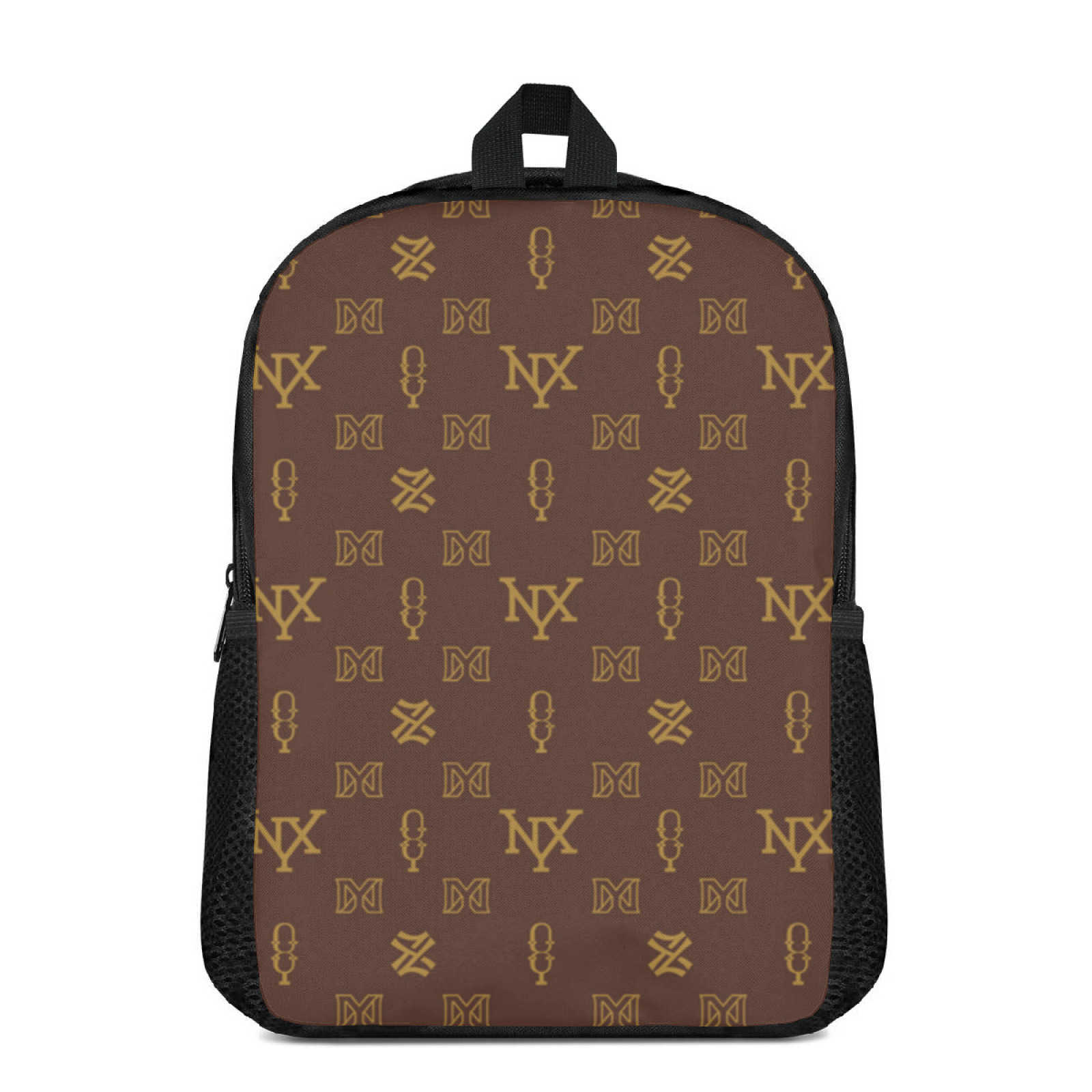 NXY School Backpack For Women And Men Casual Travel Bag Teenager School Bag Brown Back Pack Large Casual Daypack For Teenagers Hip