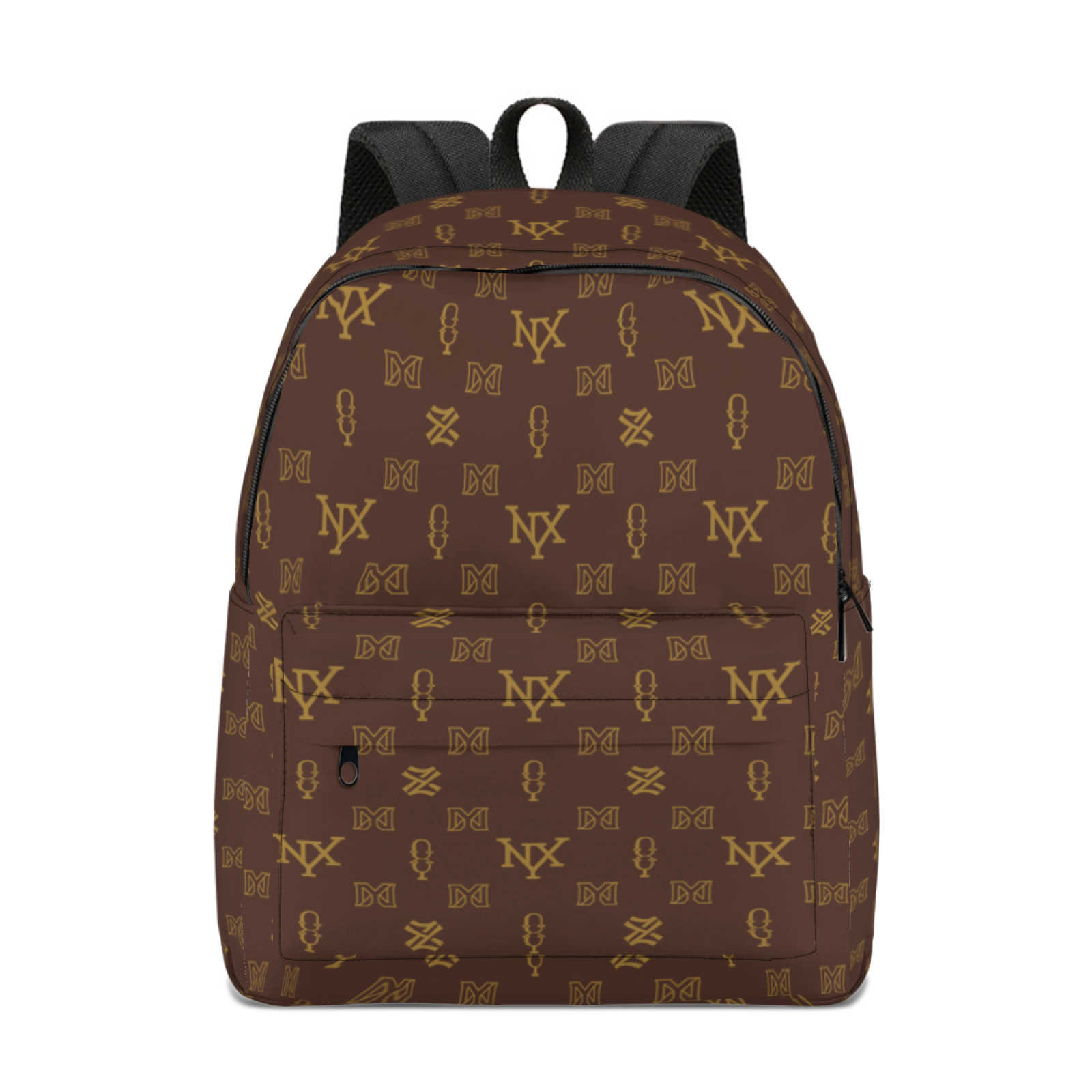 NXY Backpack Casual Canvas Book Backpack Brown Adjustable Strap Student Schoolbag Large Capacity Street Travel Bag Student School Bags Portable Hip