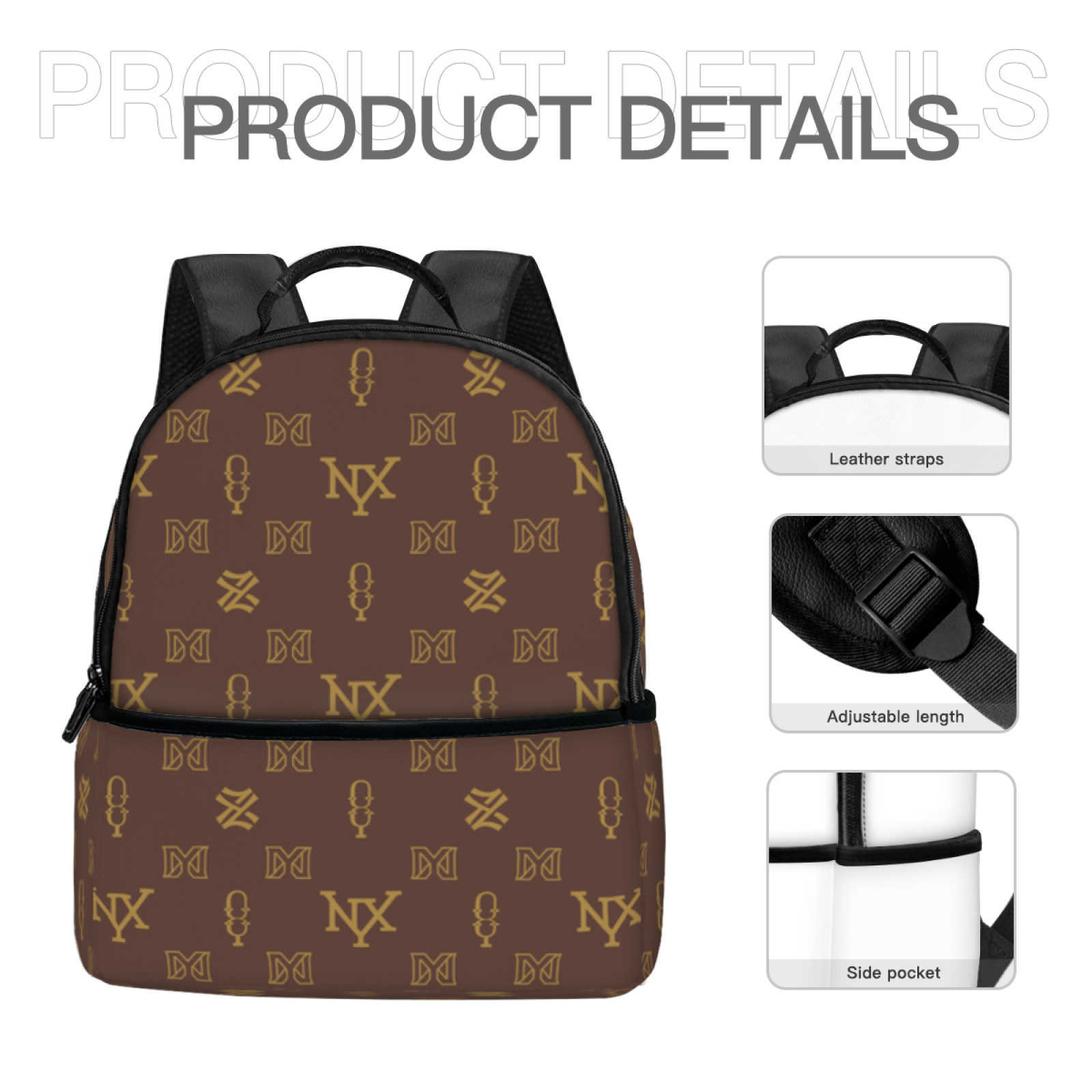 NXY Letter Design Fashion School Bag Large Capacity Student School Bag Womens Brand Designer Backpack Youth SchoolBag Casual Daypack Hip