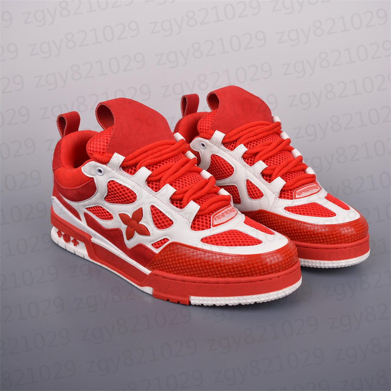 Designer skate shoes Embossed Sneakers SKATE 1854 trainers floor Women Men low-top Sneaker Platform Maxi Casual Shoes black Runner Trainer Shoes c27