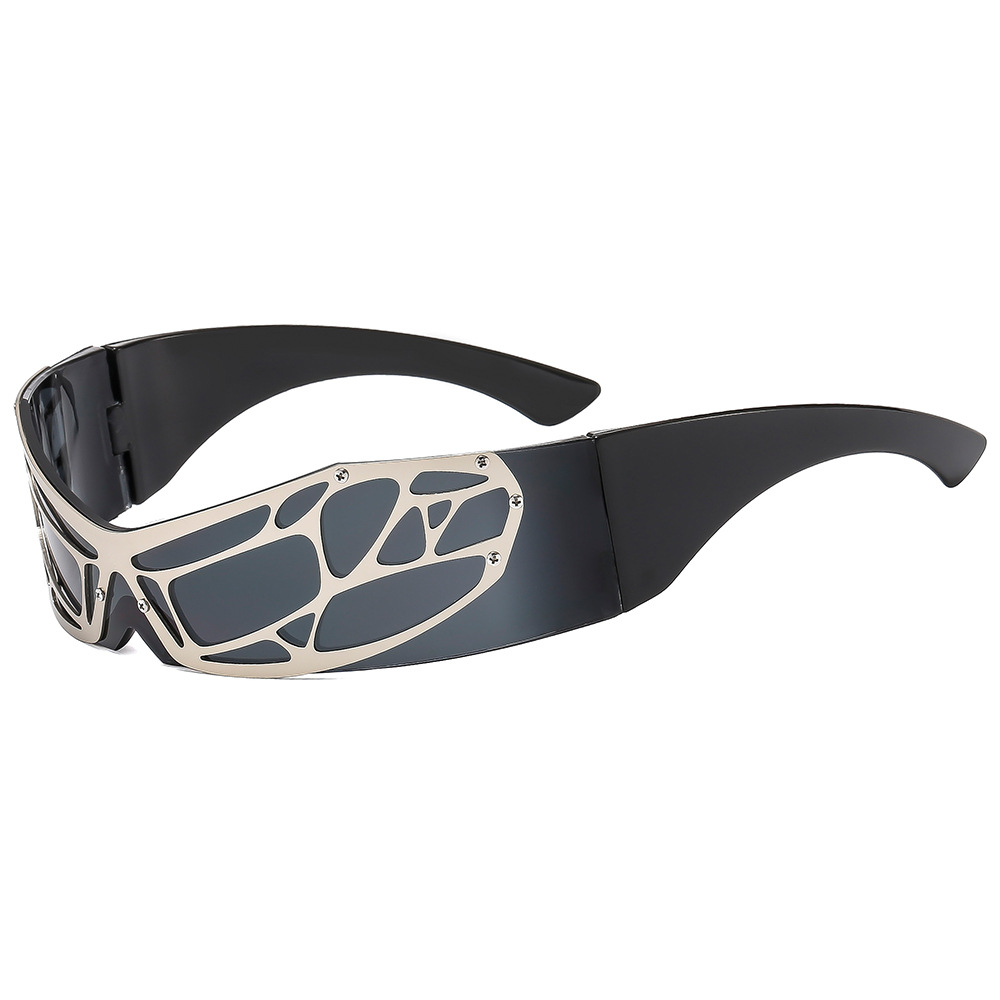 2025 Surrounding technology sunglasses, metal mesh sunglasses, sunglasses