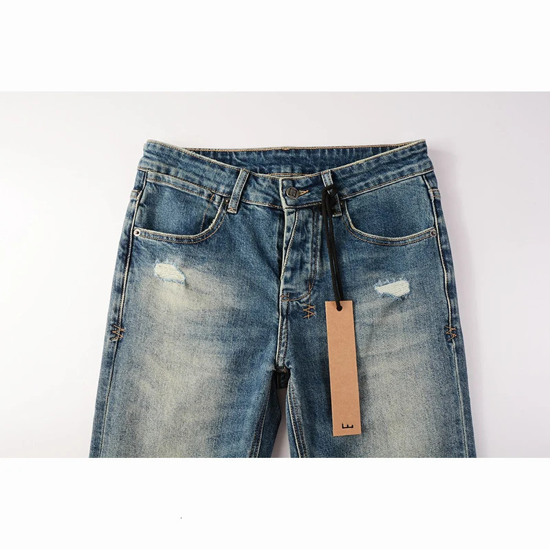 Color 3018 The s Mens Quality Distressed Skinny Ripped Jeans Pants 250116