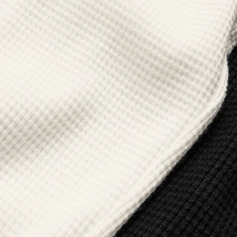 Waffle Weekend Escape Jogger O Neck Long Sleeve Crop Top Pant Sets Two Piece Set Outfit Lounge Trouser 250109