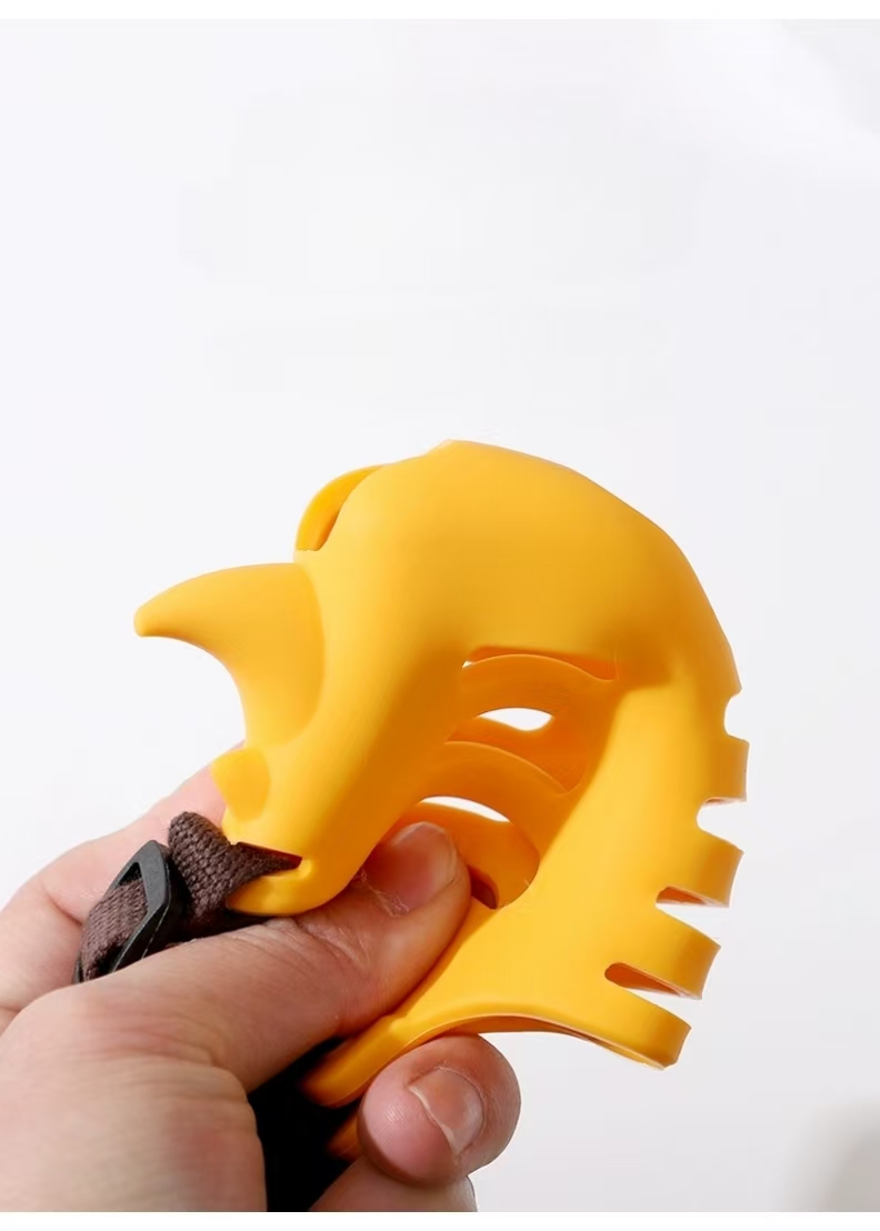 Dog muzzle, basket muzzle for biting, chewing and removal, humane cage muzzle, ideal for grooming and training large aggressive response dogs